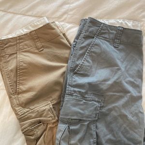 2 pair Old Navy cargo shorts (31W)